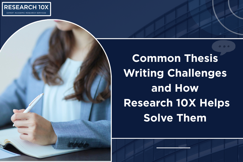 Common Thesis Writing Challenges and How Research 10X Helps Solve Them