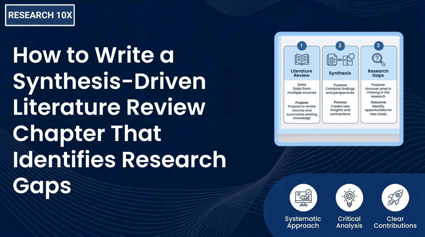 How to Write a Synthesis-Driven Literature Review Chapter That Identifies Research Gaps