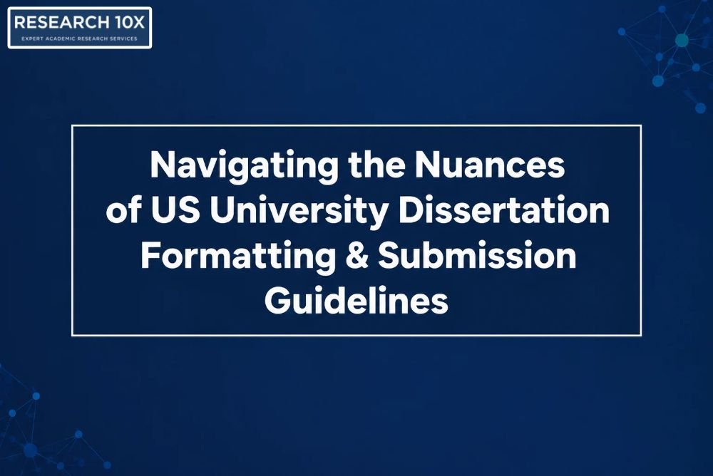 Navigating the Nuances of US University Dissertation Formatting & Submission Guidelines