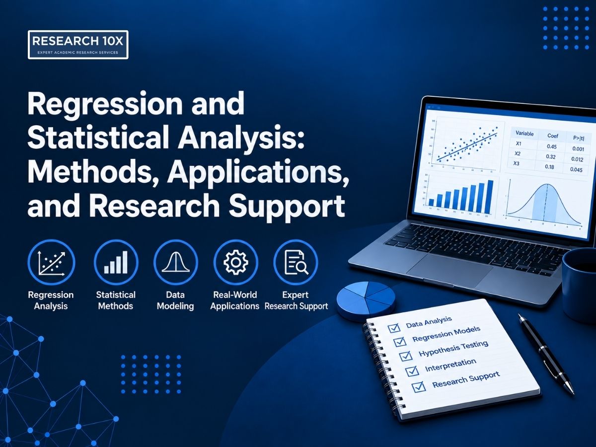 Regression and Statistical Analysis: Methods, Applications, and Research Support