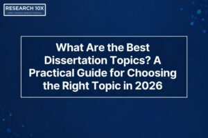What Are the Best Dissertation Topics? A Practical Guide for Choosing the Right Topic in 2026