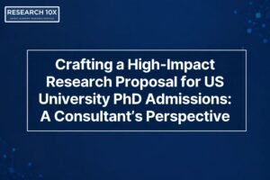 Crafting a High-Impact Research Proposal for US University PhD Admissions: A Consultant’s Perspective